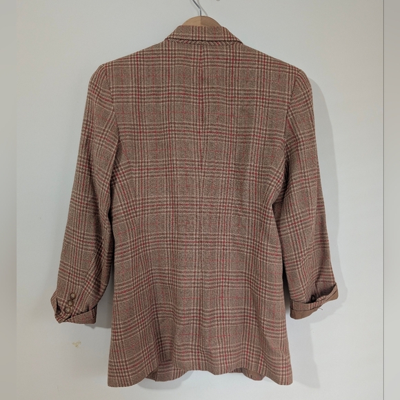 Vintage Plaid Oversized blazer - Picture 2 of 9